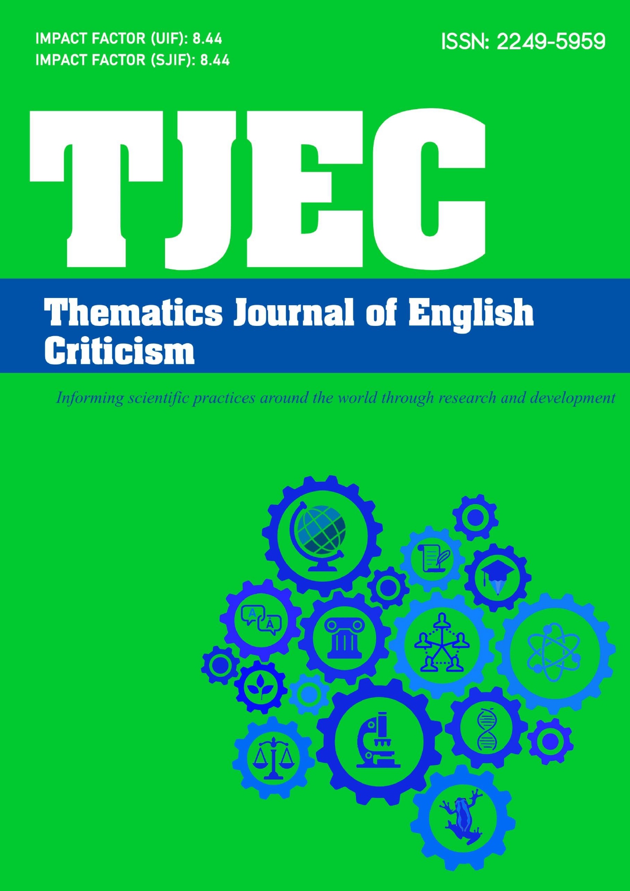 					View Vol. 8 No. 1 (2023): THEMATICS JOURNAL OF ENGLISH CRITICISM
				